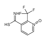 1-oxido-2-(trifluoromethyl)pyridin-1-ium-3-carbothioamide Structure