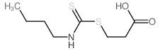 Propanoicacid, 3-[[(butylamino)thioxomethyl]thio]- picture