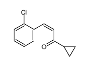 3-(2-chlorophenyl)-1-cyclopropylprop-2-en-1-one结构式