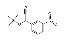 (RS)-(3-nitro-phenyl)-trimethylsilanyloxy-acetonitrile Structure