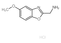 (5-methoxy-1,3-benzoxazol-2-yl)methanamine structure