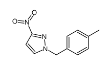 1-(4-METHYL-BENZYL)-3-NITRO-1H-PYRAZOLE结构式