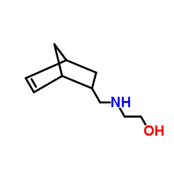 2-[(Bicyclo[2.2.1]hept-5-en-2-ylmethyl)amino]ethanol结构式