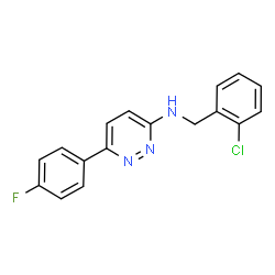 N-(2-chlorobenzyl)-6-(4-fluorophenyl)pyridazin-3-amine Structure