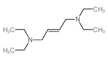 2-Butene-1,4-diamine,N1,N1,N4,N4-tetraethyl-, (2E)-结构式