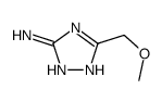 3-(methoxymethyl)-1H-1,2,4-triazol-5-amine(SALTDATA: FREE)结构式