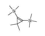 Silane, (3,3-dimethyl-1-cyclopropene-1,2-diyl)bis[trimethyl-结构式