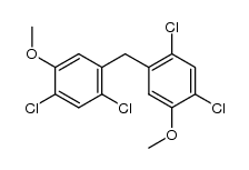 bis-(2,4-dichloro-5-methoxy-phenyl)-methane Structure