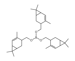 4-hydroxymethyl-2-carene borate ester结构式