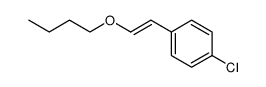 1-(2-butoxy-(E)-1-ethenyl)-4-chlorobenzene结构式