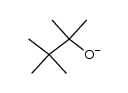 2,3,3-trimethylbutan-2-olate Structure