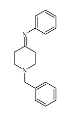 1-benzyl-4-(phenylimino)piperidine Structure