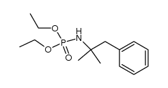 diethyl (2-methyl-1-phenylpropan-2-yl)phosphoramidate Structure