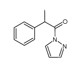 (R,S)-N-2-phenylpropionylpyrazole Structure