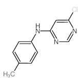 6-Chloro-N-(4-methylphenyl)-4-pyrimidinamine Structure