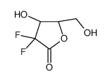 (4S,5R)-3,3-difluoro-4-hydroxy-5-(hydroxymethyl)oxolan-2-one Structure