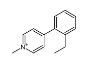 4-(2-ethylphenyl)-1-methylpyridin-1-ium结构式