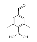 4-Formyl-2,6-dimethylphenylboronic acid Structure