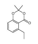 5-ethyl-2,2-dimethyl-4H-benzo[d][1,3]dioxin-4-one结构式