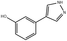 3-(1H-Pyrazol-4-yl)phenol structure