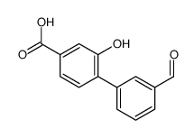 4-(3-formylphenyl)-3-hydroxybenzoic acid结构式