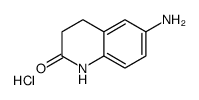 6-amino-3,4-dihydro-1H-quinolin-2-one,hydrochloride Structure