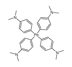 tetrakis-(4-dimethylamino-phenyl)-plumbane结构式