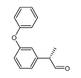 S-2-(3-phenoxy-phenyl)propionaldehyde结构式