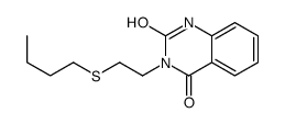 3-(2-butylsulfanylethyl)-1H-quinazoline-2,4-dione Structure