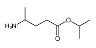 isopropyl 4-aminopentanoate Structure