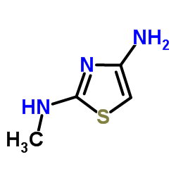 N2-Methyl-1,3-thiazole-2,4-diamine结构式