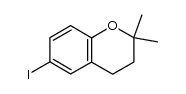 2,2-dimethyl-6-iodochromane Structure