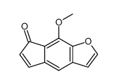 8-methoxy-7H-indeno[5,6-b]furan-7-one Structure