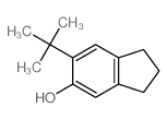 1H-Inden-5-ol,6-(1,1-dimethylethyl)-2,3-dihydro- Structure