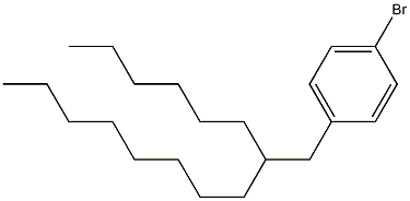 4-(2-己基癸基)溴苯结构式