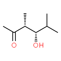 2-Hexanone, 4-hydroxy-3,5-dimethyl-, [S-(R*,S*)]- (9CI) structure