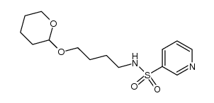 N-(4-(2-tetrahydropyranyloxy)butyl)pyridine-3-sulfonamide结构式