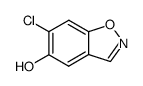 1,2-Benzisoxazol-5-ol,6-chloro-(9CI)结构式