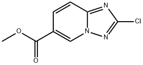 甲基 2-氯-[1,2,4]三唑并[1,5-A]吡啶-6-甲酸基酯结构式