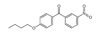 4'-butoxy-3-nitro-benzophenone结构式