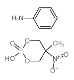 aniline; 2-hydroxy-5-methyl-5-nitro-1,3-dioxa-2$l^C10H15N2O6P-phosphacyclohexane 2-oxide picture