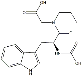 N-(Ethoxycarbonyl)-L-Trp-Gly-OMe structure