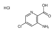 3-amino-5-chloropyridine-2-carboxylic acid,hydrochloride structure