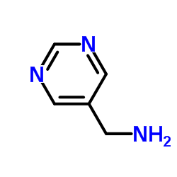 1-(5-Pyrimidinyl)methanamine Structure