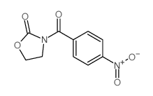 2-Oxazolidinone,3-(4-nitrobenzoyl)- structure