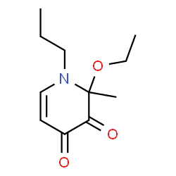 3,4-Pyridinedione,2-ethoxy-1,2-dihydro-2-methyl-1-propyl-(9CI)结构式