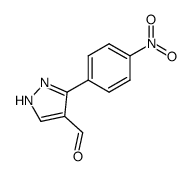 3-(4-nitrophenyl)-1H-pyrazole-4-carbaldehyde Structure