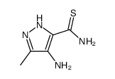 Pyrazole-3-carboxamide,4-amino-5-methylthio- (8CI) structure