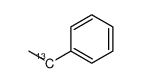 Ethyl-1-13C-benzene Structure