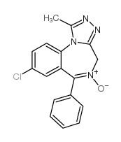 阿普唑仑结构式